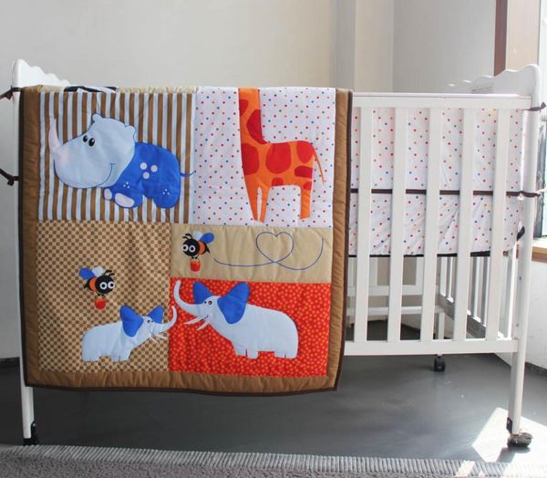 3pcs baby crib bedding set for boys and girls 100% cotton promotion cheep baby nursery bedding set-brown animals quilt
3pcs baby crib bedding set for boys and girls 100% cotton promotion cheep baby nursery bedding set-brown animals quilt