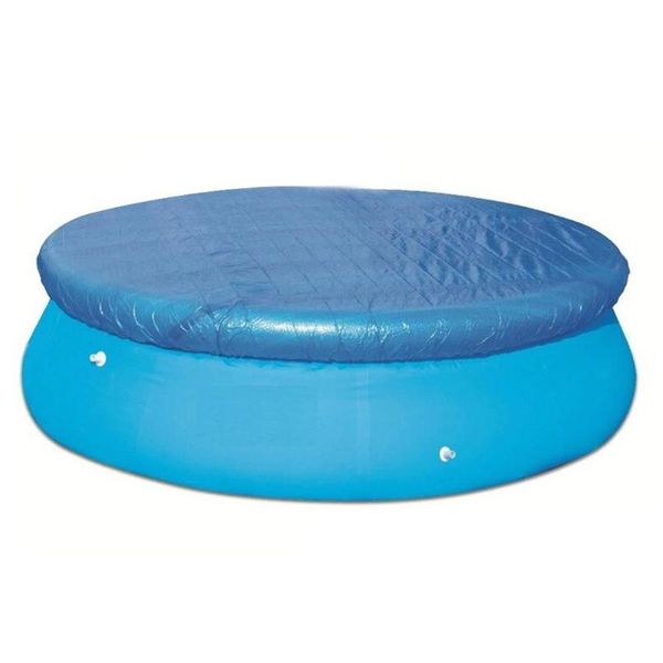 Blue Round Swimming Pool Cover Roller Fit 274cm Square Cloth Diameter Family Garden Pools Swimming Pool & Accessories