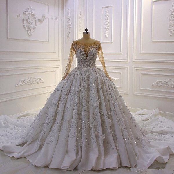 100% real pictures luxury long sleeves lace appliqued wedding dresses vinatge saudi arabic dubai muslim plus size bridal gown, White
100% real pictures luxury long sleeves lace appliqued wedding dresses vinatge saudi arabic dubai muslim plus size bridal gown, White