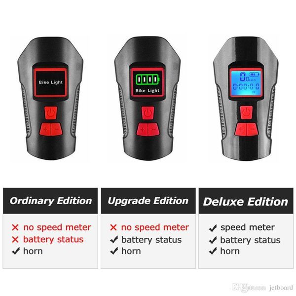 водонепроницаемый велосипедов свет usb зарядка с horn lcd экран состояния батареи - черный
водонепроницаемый велосипедов свет usb зарядка с horn lcd экран состояния батареи - черный