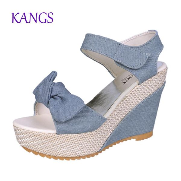new fashion women's denim sandals rope shoes casual butterfly-knot wedge thick bottom peep toe outdoor sandals a137, Black
new fashion women's denim sandals rope shoes casual butterfly-knot wedge thick bottom peep toe outdoor sandals a137, Black