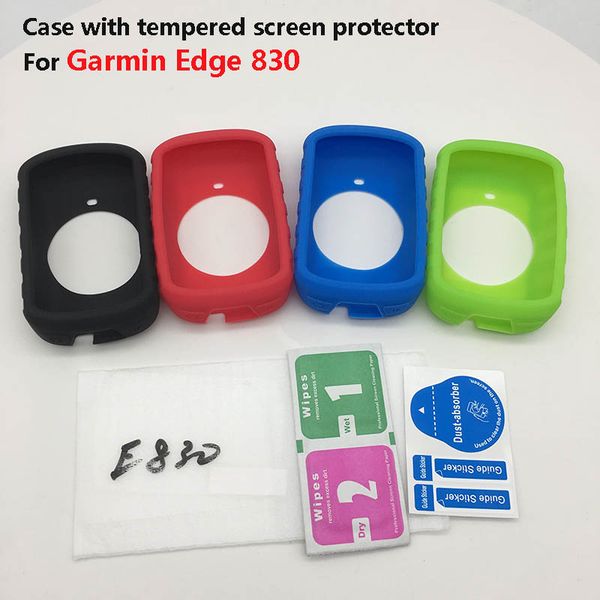 outdoor cycling edge 830 computer silicone rubber protect case with tempered screen film protector for garmin edge 830
outdoor cycling edge 830 computer silicone rubber protect case with tempered screen film protector for garmin edge 830
