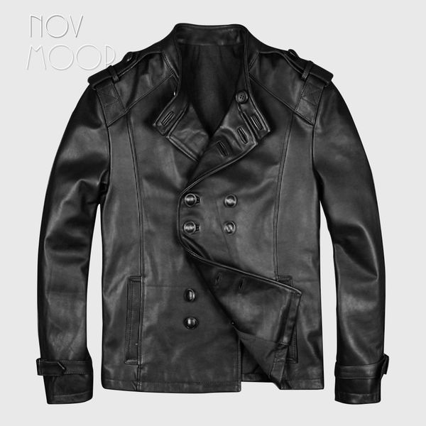 men black brown genuine leather grade cow leather casual jacket coat front button through jaqueta de couro deri ceket lt2454
men black brown genuine leather grade cow leather casual jacket coat front button through jaqueta de couro deri ceket lt2454