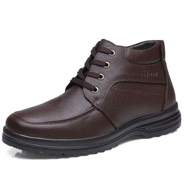 comfortable 2019 autumn winter warm leather ankle men boots snow shoes fur plush classic male casual boots sneakers footwear, Black
comfortable 2019 autumn winter warm leather ankle men boots snow shoes fur plush classic male casual boots sneakers footwear, Black