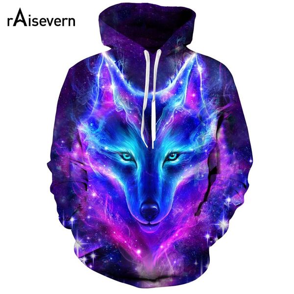 raisevern fashion galaxy space 3d hoodie bright wolf print hoodies sweatshirts men women hooded pullovers dropship, Black
raisevern fashion galaxy space 3d hoodie bright wolf print hoodies sweatshirts men women hooded pullovers dropship, Black