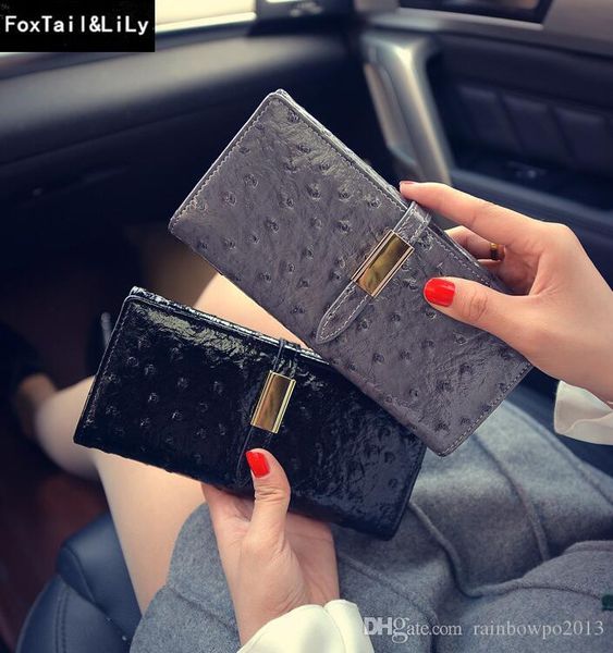 factory direct selling bag fashionable ostrich stripes long wallet elegant leather lady's hand purse korean leather seventy percent off, Red;black
factory direct selling bag fashionable ostrich stripes long wallet elegant leather lady's hand purse korean leather seventy percent off, Red;black