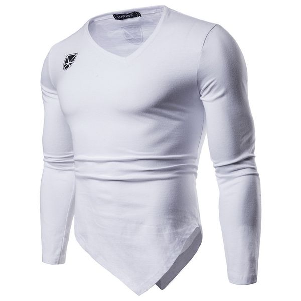 mens designer geometric printed tee casual irregular v-neck tshirt fashion pullover long sleeves men clothing, White;black
mens designer geometric printed tee casual irregular v-neck tshirt fashion pullover long sleeves men clothing, White;black