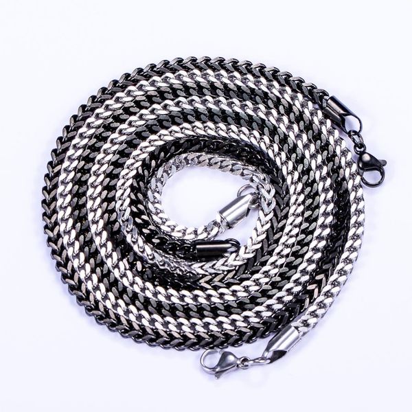 mjartoria necklaces chain stainless steel link curb black silver chain necklace for men women 60cm fashion jewelry accessories
mjartoria necklaces chain stainless steel link curb black silver chain necklace for men women 60cm fashion jewelry accessories