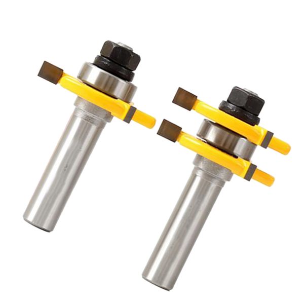 1/2 inch shank tongue and groove joint assembly router bit set 3/4 inch stock wood cutting tool
1/2 inch shank tongue and groove joint assembly router bit set 3/4 inch stock wood cutting tool
