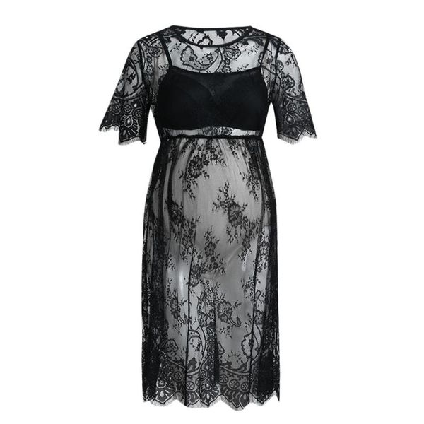 maternity dresses women's short sleeve lace pography ladies dress pregnancy clothes solid color blakc see-through sleep nightwear, White
maternity dresses women's short sleeve lace pography ladies dress pregnancy clothes solid color blakc see-through sleep nightwear, White