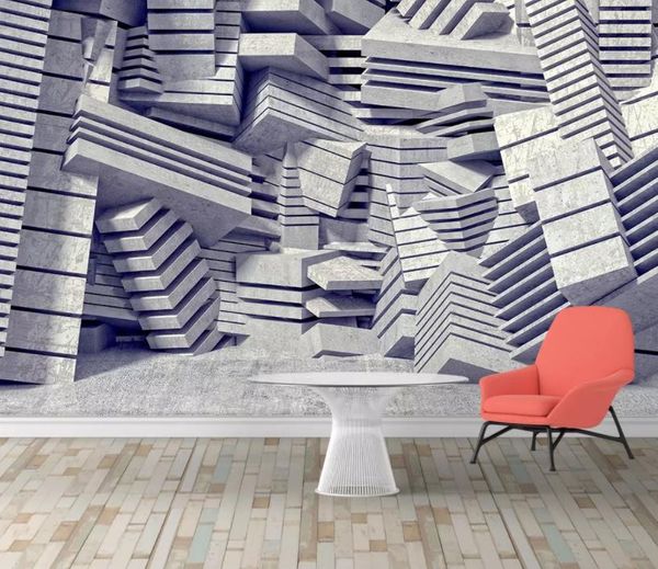 custom wallpaper european painted 3d geometric industrial wind cement three-dimensional sofa tv mural background 3d wallpaper
custom wallpaper european painted 3d geometric industrial wind cement three-dimensional sofa tv mural background 3d wallpaper