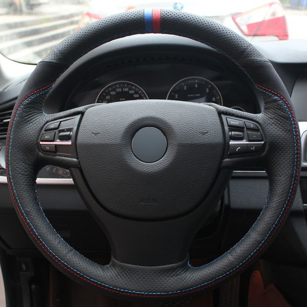 black natural leather black suede blue red marker car steering wheel cover for bmw f10 523li 525li 2009 730li 740li 750li
black natural leather black suede blue red marker car steering wheel cover for bmw f10 523li 525li 2009 730li 740li 750li
