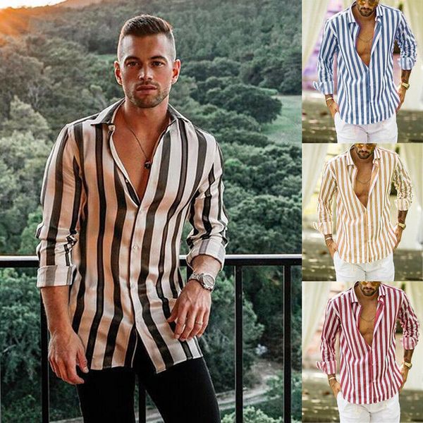 brand new men's cotton linen long sleeve summer stripe casual loose button colorful fashion 2019, White;black
brand new men's cotton linen long sleeve summer stripe casual loose button colorful fashion 2019, White;black