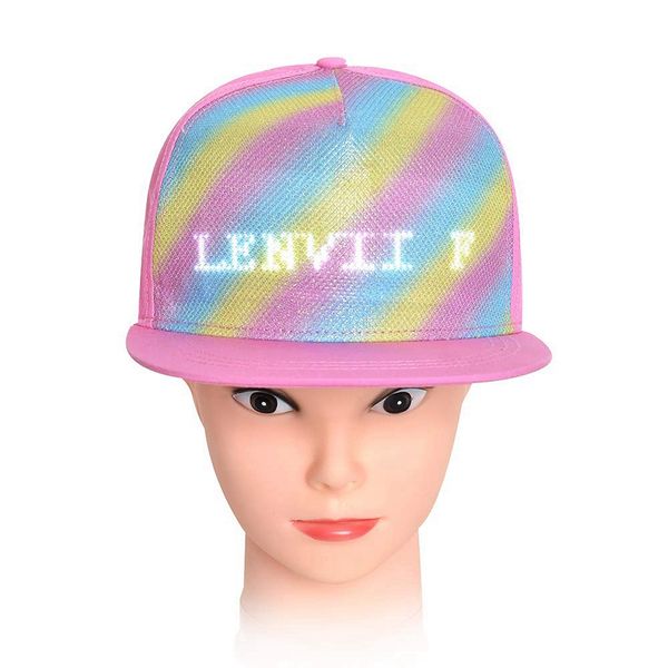 fashion led smart cool display cap mobile app control display words flat cap for courtship scene creativity
fashion led smart cool display cap mobile app control display words flat cap for courtship scene creativity
