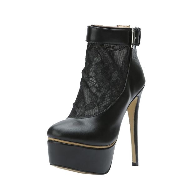 kolnoo new arrival ladies high heel boots air-mesh lace deco autumn fall shoes platform snow booties work fashion boots shoes n055, Black
kolnoo new arrival ladies high heel boots air-mesh lace deco autumn fall shoes platform snow booties work fashion boots shoes n055, Black