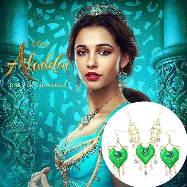 2020 selling film aladdin style live version of necklace jasmine princess celebrity style accessories necklace sets, Silver
2020 selling film aladdin style live version of necklace jasmine princess celebrity style accessories necklace sets, Silver