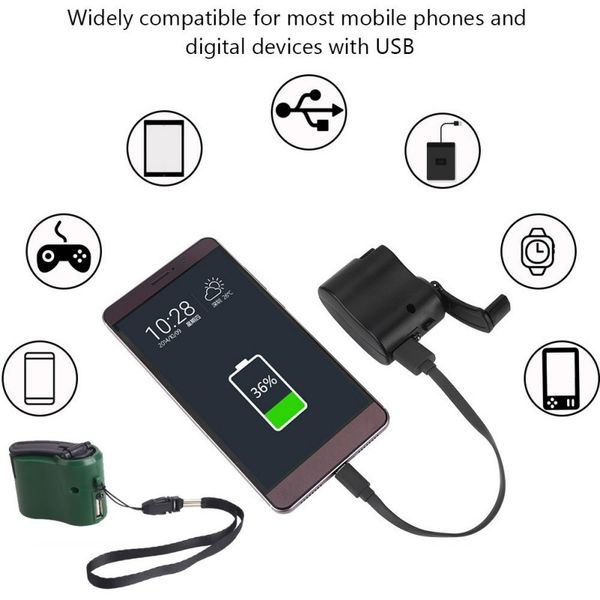 edc usb phone emergency charger for outdoor sport camping hiking hand crank travel charger camping equipment survival tools
edc usb phone emergency charger for outdoor sport camping hiking hand crank travel charger camping equipment survival tools