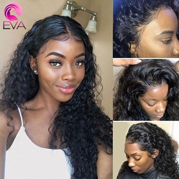 eva hair 150% 13x6 lace front human hair wigs pre plucked with baby brazilian remy curly human wigs for black women, Black;brown
eva hair 150% 13x6 lace front human hair wigs pre plucked with baby brazilian remy curly human wigs for black women, Black;brown
