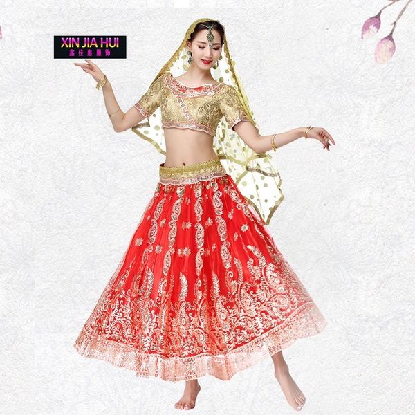 belly dance new pattern india sari woman bollywood performance suit acessorios danza del vientre bellydance, Black;red
belly dance new pattern india sari woman bollywood performance suit acessorios danza del vientre bellydance, Black;red