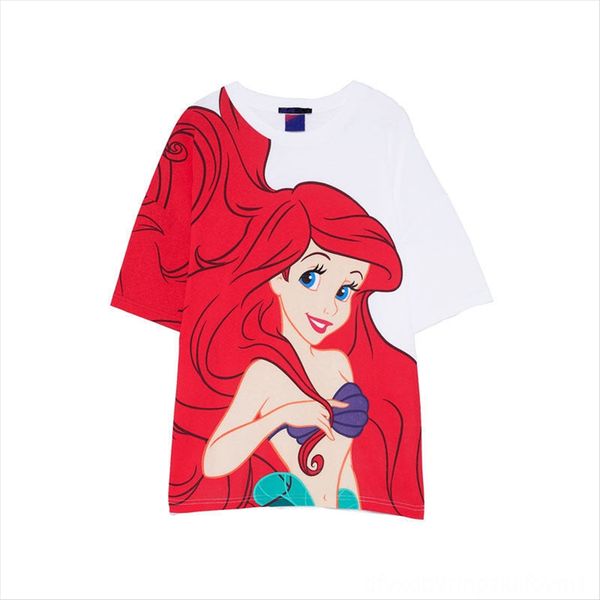 as09 2019 student loose little mermaid printed t-shirt as09 2019 student loose little mermaid printed t-shirt, White
as09 2019 student loose little mermaid printed t-shirt as09 2019 student loose little mermaid printed t-shirt, White