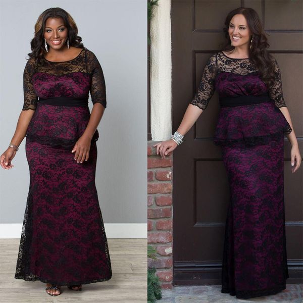 plus size dresses sheer bateau neck with sleeves mothers party prom dress evening gown for special occasion floor length sd3442, Black
plus size dresses sheer bateau neck with sleeves mothers party prom dress evening gown for special occasion floor length sd3442, Black