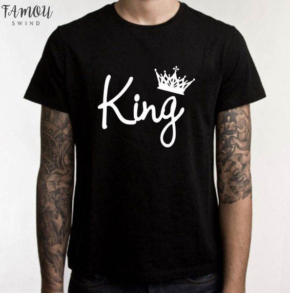 king queen письмо короны печати футболка с коротким рукавом пара o шеи сыпучего tshirt лето женщины майк топы camisetas mujer, White
king queen письмо короны печати футболка с коротким рукавом пара o шеи сыпучего tshirt лето женщины майк топы camisetas mujer, White