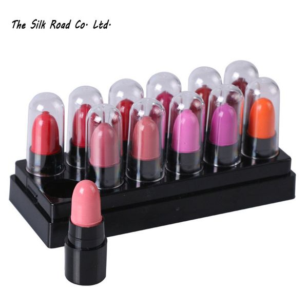 mini cute 12 pcs colors lipstick waterproof lip color 1.2gx12 lips makeup beauty tool
mini cute 12 pcs colors lipstick waterproof lip color 1.2gx12 lips makeup beauty tool