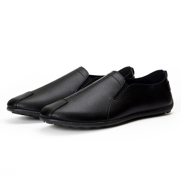 2019 new men's leather shoes men's casual shoes design super slippery on comfortable peas flat, Black
2019 new men's leather shoes men's casual shoes design super slippery on comfortable peas flat, Black