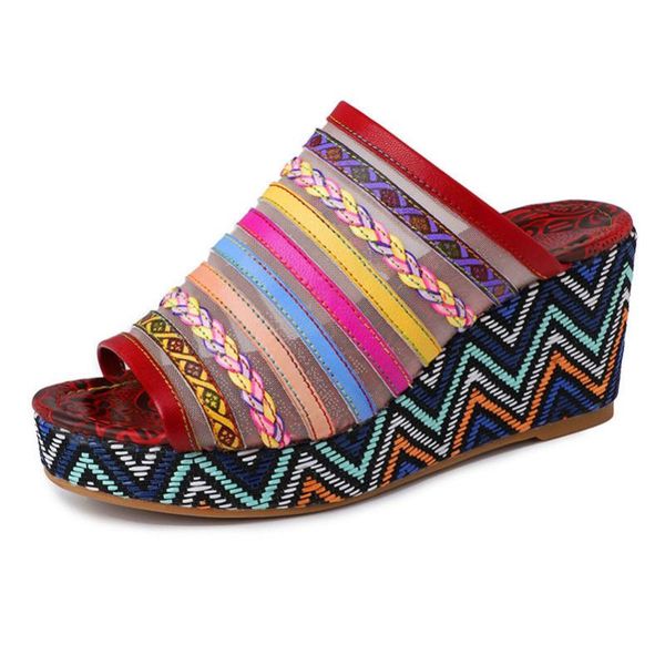 yourseason 2020 autumn summer ladies slippers genuine leather hand painted ladies wedges slides shoes sewing handmade sandals, Black
yourseason 2020 autumn summer ladies slippers genuine leather hand painted ladies wedges slides shoes sewing handmade sandals, Black