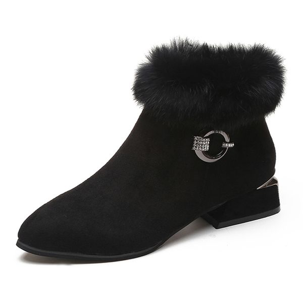 ryamag faux fur women ankle boots 2019 winter suede high heels boots ladies fashion gladiator pionted toe shoes woman xwx6839, Black
ryamag faux fur women ankle boots 2019 winter suede high heels boots ladies fashion gladiator pionted toe shoes woman xwx6839, Black