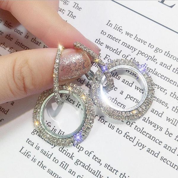 new design creative jewelry high-grade elegant crystal earrings round gold and silver earrings wedding party earrings for woman, Golden;silver
new design creative jewelry high-grade elegant crystal earrings round gold and silver earrings wedding party earrings for woman, Golden;silver