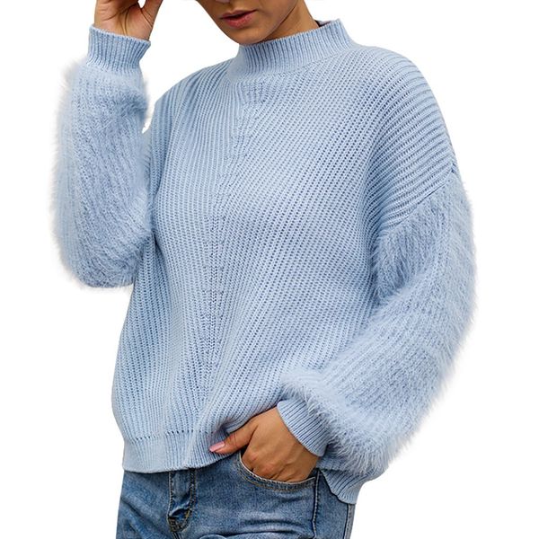 winter fashion pullover plus size women knitted solid thin o-neck long sleeve sweater blouse sueter mujer invierno 2019 a60, White;black
winter fashion pullover plus size women knitted solid thin o-neck long sleeve sweater blouse sueter mujer invierno 2019 a60, White;black