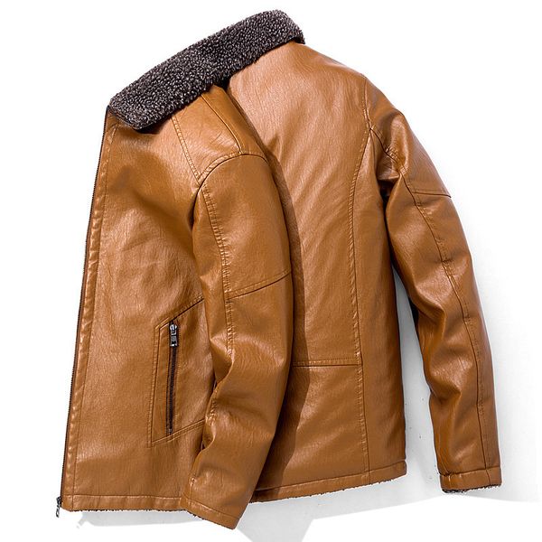 men's fur & faux autumn winter warm pu lapel zipper jacket slim biker motorcycle coat male casual fashion outerwear, Black
men's fur & faux autumn winter warm pu lapel zipper jacket slim biker motorcycle coat male casual fashion outerwear, Black