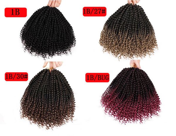 ress hair with water weave ombre synthetic curly in pre twist 18inch tress water wave hair bulks fashion ombre passion twist, Black
ress hair with water weave ombre synthetic curly in pre twist 18inch tress water wave hair bulks fashion ombre passion twist, Black