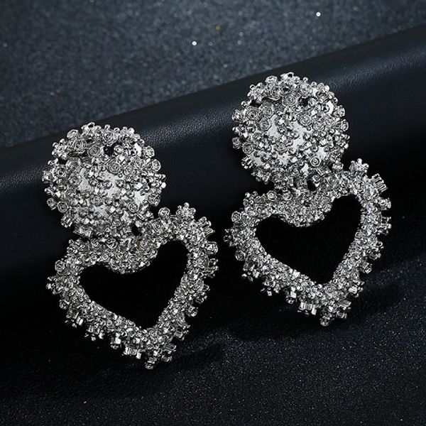 new trendy fashion luxury designer vintage exaggerated simple 3d carved geometric lovely cute heart pendant stud earrings for women, Golden;silver
new trendy fashion luxury designer vintage exaggerated simple 3d carved geometric lovely cute heart pendant stud earrings for women, Golden;silver