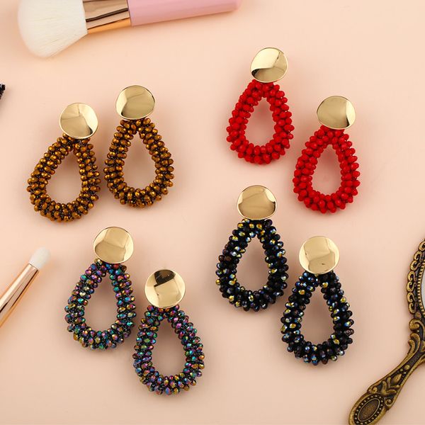 fashion- handmade colorful beads earrings women trendy dangle teardrop earrings pendant kralen oorbellen ersq07, Silver
fashion- handmade colorful beads earrings women trendy dangle teardrop earrings pendant kralen oorbellen ersq07, Silver