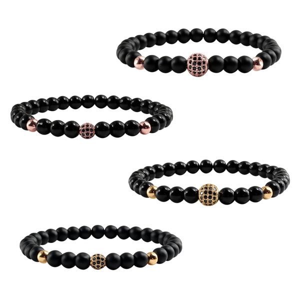 round black cz zircon pave bracelet men beads elastic rope 6mm bright black white stone bracelet homme adjustable dropshipping
round black cz zircon pave bracelet men beads elastic rope 6mm bright black white stone bracelet homme adjustable dropshipping