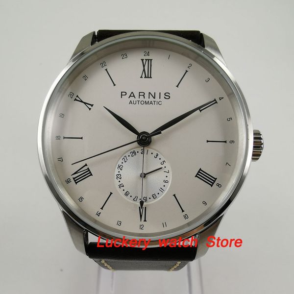 42mm men's watch white dial silver hands date case 24 hours 5atm st1690 automatic men watch-pa18, Slivery;brown
42mm men's watch white dial silver hands date case 24 hours 5atm st1690 automatic men watch-pa18, Slivery;brown
