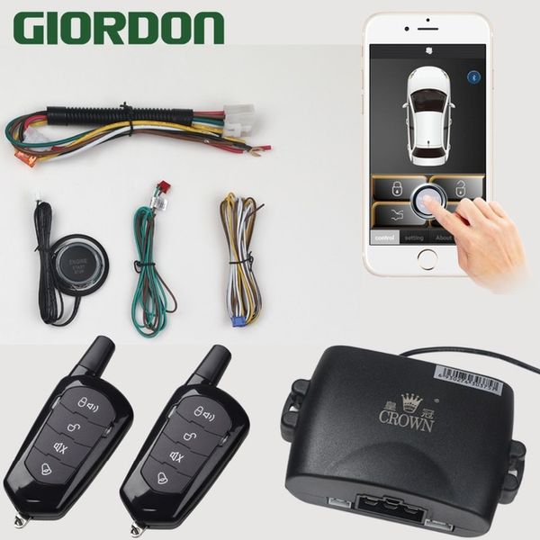 smart phone remote start automatic control car car horn/direction light output cell phone switch lock bluetooth connection
smart phone remote start automatic control car car horn/direction light output cell phone switch lock bluetooth connection