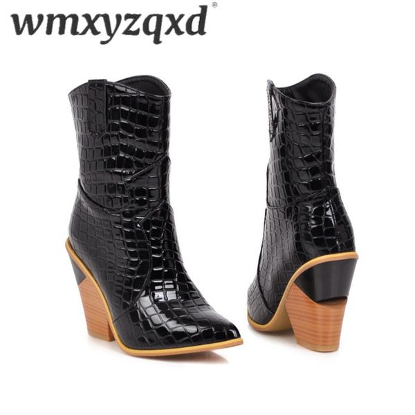 women's ankle boots patent leather boots snow fur boot woman winter ladies high heel shoes large size 33-46 wmxyzqxd, Black
women's ankle boots patent leather boots snow fur boot woman winter ladies high heel shoes large size 33-46 wmxyzqxd, Black