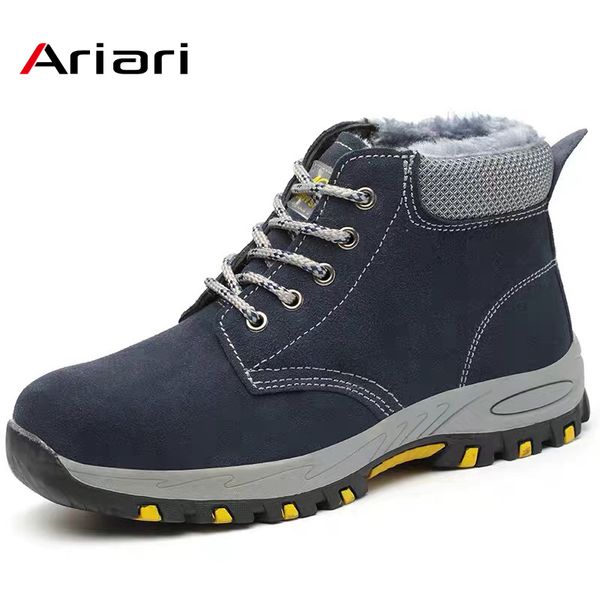 winter cotton shoes casual plus fur keep warm anti-smashing anti-piercing high heel wrok shos for male big size saftey footwear, Black 
winter cotton shoes casual plus fur keep warm anti-smashing anti-piercing high heel wrok shos for male big size saftey footwear, Black