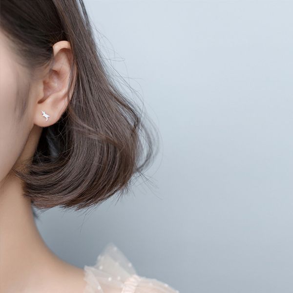 2019 new 925 sterling silver jewelry fashion mini cute small dinosaur stud earrings gift for girls teens lady, Golden;silver
2019 new 925 sterling silver jewelry fashion mini cute small dinosaur stud earrings gift for girls teens lady, Golden;silver