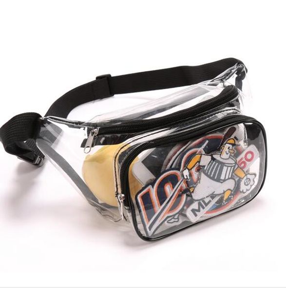 2019 new fanny pack, adjustable waist bag withextra external pocket, clear bag with strong zipper, for football stadium approved, Black;white
2019 new fanny pack, adjustable waist bag withextra external pocket, clear bag with strong zipper, for football stadium approved, Black;white
