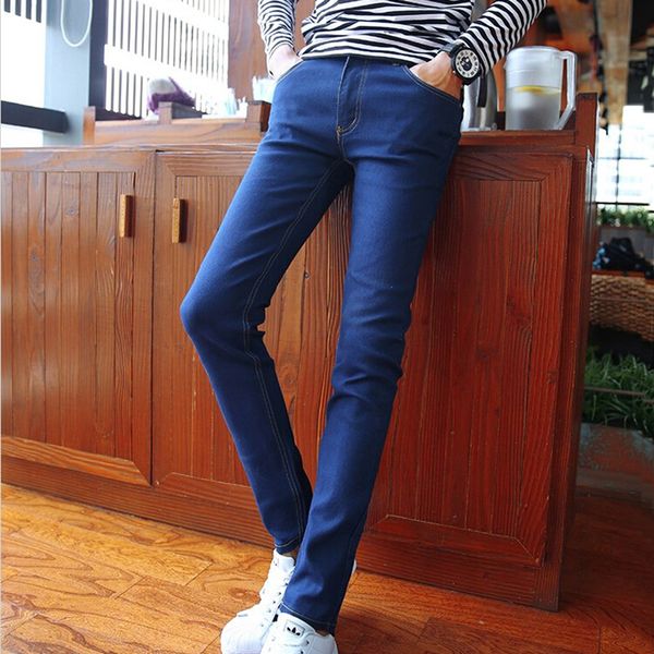 мужские эластичные брюки карандаш длинные slim fit осень корейский стиль подростки джинсовые джинсы ковбойские ноги брюки мода с низкой тали, Blue
мужские эластичные брюки карандаш длинные slim fit осень корейский стиль подростки джинсовые джинсы ковбойские ноги брюки мода с низкой тали, Blue