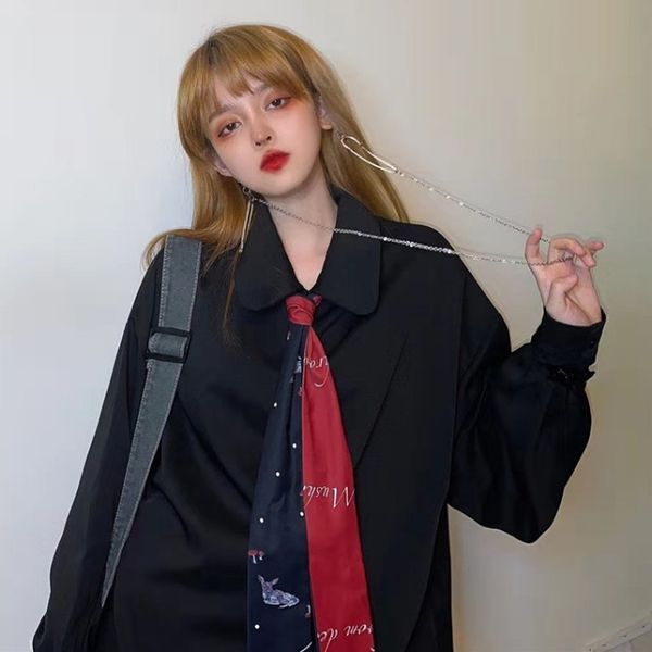spring autumn 2020 women blouses streetwear punk black loose casual long sleeve shirt for men shirts trends camisa masculina, White
spring autumn 2020 women blouses streetwear punk black loose casual long sleeve shirt for men shirts trends camisa masculina, White