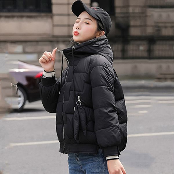 stand kraag hooded 2019 winterjas women katoen hooded racer female jas short parka chaqueta mujer invnierno, Black
stand kraag hooded 2019 winterjas women katoen hooded racer female jas short parka chaqueta mujer invnierno, Black