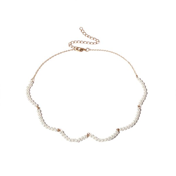 new fashion jewelry necklace for women elegant casual white color geometric round shape small beaded necklace 2019, Silver
new fashion jewelry necklace for women elegant casual white color geometric round shape small beaded necklace 2019, Silver
