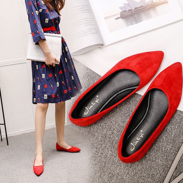 2020 office pointed toe solid moccasins woman loafers shallow ballerina women shoes slip on ballet flats mujer large size 34-45, Black
2020 office pointed toe solid moccasins woman loafers shallow ballerina women shoes slip on ballet flats mujer large size 34-45, Black