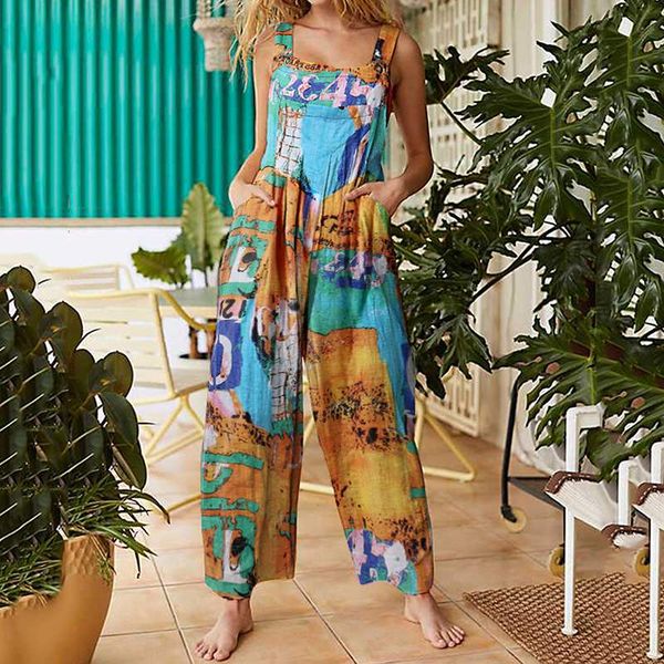 women romper bohemian jumpsuits square nexk party playsuits wide leg pants vonda 2020 summer casual loose overalls 5xl, Black;white
women romper bohemian jumpsuits square nexk party playsuits wide leg pants vonda 2020 summer casual loose overalls 5xl, Black;white