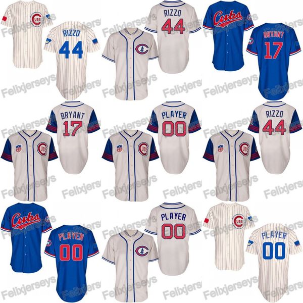 44 Rizzo 17 Bryant Ron Santo Ryne Sandberg Jason Heyward 21 Sammy Sosa 12 Kyle Schwarber Billy Williams Ernie Banks Jon Lester Cubs Jersey
44 Rizzo 17 Bryant Ron Santo Ryne Sandberg Jason Heyward 21 Sammy Sosa 12 Kyle Schwarber Billy Williams Ernie Banks Jon Lester Cubs Jersey